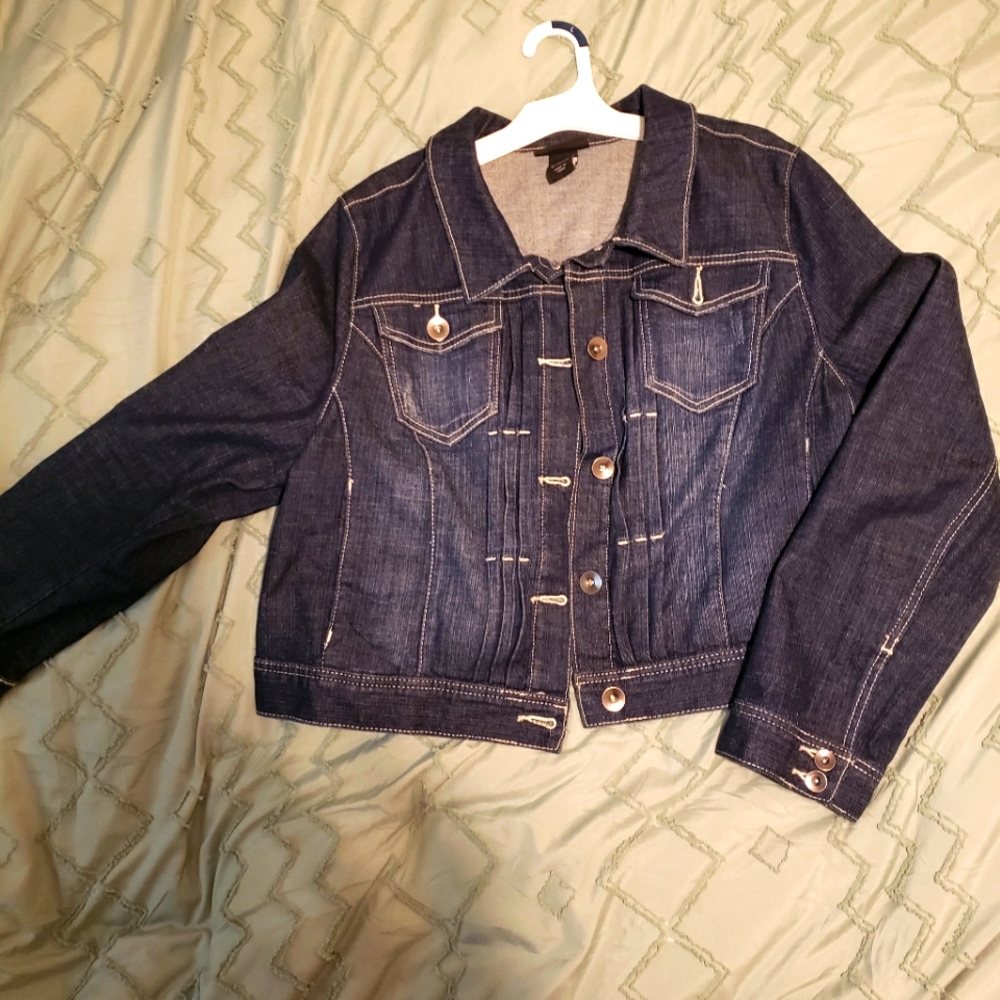 Lane Bryant Denim Jacket Plus Size 18